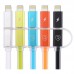 Кабель 2-in-1 Remax Aurora RC-020t Micro-USB+Lightning Orange
