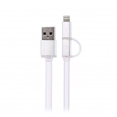 Кабель 2-in-1 Remax Aurora RC-020t Micro-USB+Lightning Silver