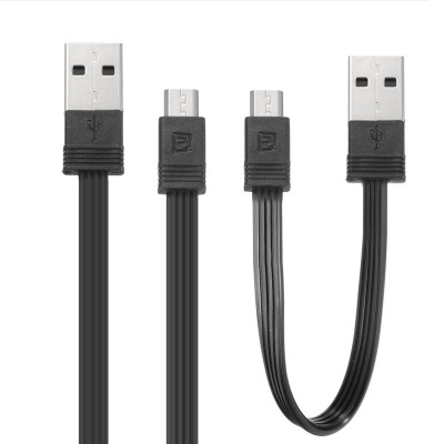 Кабель USB 2 в 1 Lightning Micro Remax OR Tengy RC-062m 1m + 16cm Black