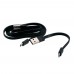 Кабель USB 2 в 1 Lightning Micro Remax OR Tengy RC-062m 1m + 16cm Black