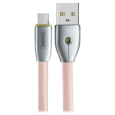 Кабель MicroUSB Remax Knight RC-043m 1м Silver-Rose