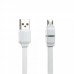 Кабель Remax RC-029m Breathe microUSB-USB 1m White