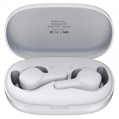 Беспроводные Bluetooth наушники Remax TWS-6 White