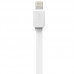 Кабель Rock Lightning Flat Data Cable 1m White