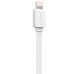 Кабель Rock Lightning Flat Data Cable 1m White