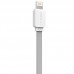 Кабель Rock Lightning Flat Data Cable 1m Gray