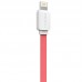 Кабель Rock Lightning Flat Data Cable 1m Red