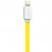 Кабель Rock Lightning Flat Data Cable 1m Yellow