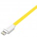 Кабель Rock Lightning Flat Data Cable 1m Yellow
