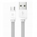 Кабель Rock Micro USB Flat 1M 2.1A Gray