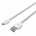 Кабель Rock Micro USB Flat 1M 2.1A Gray