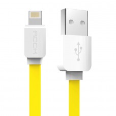 Кабель Rock Micro USB Flat 1M 2.1A Yellow
