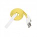 Кабель Rock Micro USB Flat 1M 2.1A Yellow