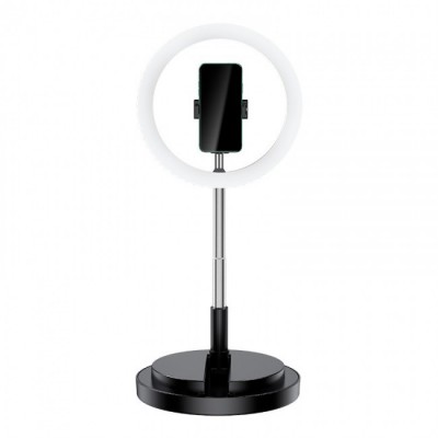 Кольцевая LED-лампа для селфи Usams US-ZB120 Stretchable Selfie Ring Light Black