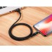 Кабель Usams US-SJ352 U32 Aluminum Alloy Magnetic Lightning 1m Black