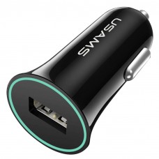 Автомобильное зарядное устройство Usams US-CC036 (1USB 1.2А) Black
