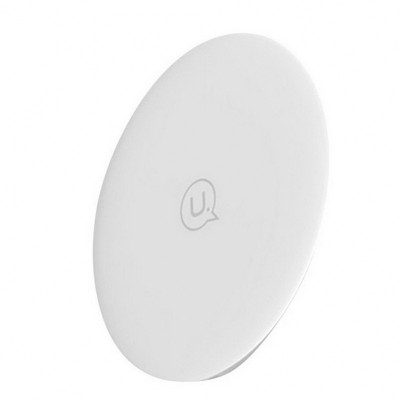 Беспроводное зарядное устройство Usams US-CD24 Wireless Fast Charging Pad  Boswell Series White