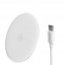 Беспроводное зарядное устройство Usams US-CD24 Wireless Fast Charging Pad  Boswell Series White