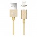Кабель USB Usams US-SJ132 Магнитный Lightning Gold