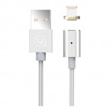 Кабель USB Usams US-SJ132 Магнитный Lightning Silver