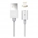 Кабель USB Usams US-SJ132 Магнитный Lightning Silver