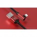 Кабель Usams US-SJ168 Lightning Right-Angle Braided 1.2m Wine Red