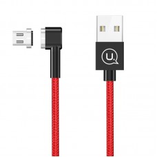 Кабель Usams US-SJ158 Micro Magnetic Charging 1.2m Red