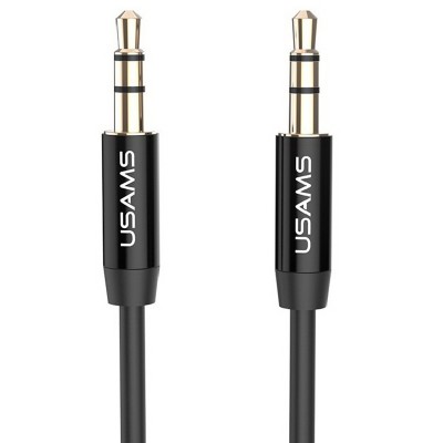 Кабель Usams YP-01  AUX Audio 1M Black