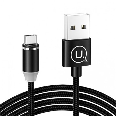 Кабель Type-C Usams US-SJ159 1.2 м Black
