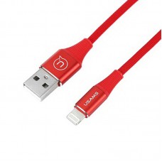 Кабель Usams US-SJ185 Lightning Mermaid Series  1.2m Red