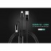Кабель 3-in-1 Usams US-SJ162 Lightning+Micro+Type-C Suit Series 1.2m Black