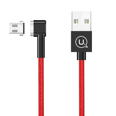 Кабель USB Lightning Usams US-SJ148 Magnet U-Boss iPhone 1m Red