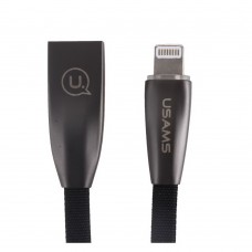 Кабель Usams US-SJ182 lightning Smart Full-charge -U-Light 1.2m Black