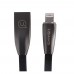 Кабель Usams US-SJ182 lightning Smart Full-charge -U-Light 1.2m Black
