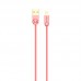 Кабель Usams US-SJ119 Lightning Braided cable -U-Ming Series Red