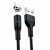 Кабель Usams US-SJ352 U32 Aluminum Alloy Magnetic Lightning 1m Black