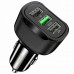 Зарядное устройство для телефона в авто Usams US-CC100-1 C17 (3 USB 1A, 2.4A, QC3.0) Black