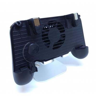 Геймпад для смартфона с охлаждением MGC F1+ 2000mAh (для PUBG Mobile) Black