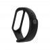 Ремешок для фитнесс браслета Xiaomi Mi Band 3/4 Black