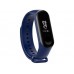 Ремешок для фитнесс браслета Xiaomi Mi Band 3/4 Deep Blue