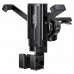 Держатель для телефона в авто (в дефлектор) Hoco CA72 Phantom air outlet hidden gravity Black