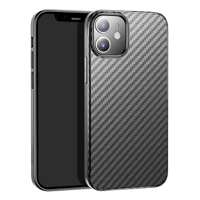 Чехол для Apple iPhone12 ( 6.1") Hoco Delicate shadow series protective case Black