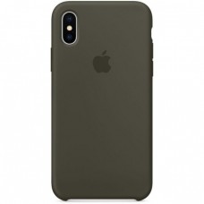 Чехол HC Silicone Case для Apple iPhone XS MAX Olive Без бренда