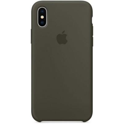 Чехол HC Silicone Case для Apple iPhone XS MAX Olive Без бренда
