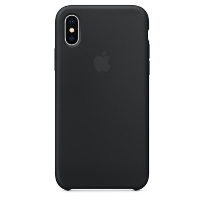 Чехол HC Silicone Case для Apple iPhone X/XS Black Без бренда