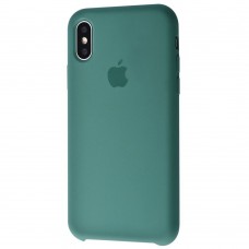 Чехол HC Silicone Case для Apple iPhone X/XS Dark Green Без бренда