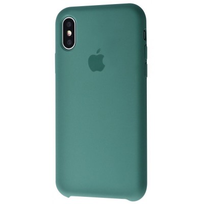 Чехол HC Silicone Case для Apple iPhone X/XS Dark Green Без бренда
