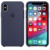 Чехол HC Silicone Case для Apple iPhone X/XS Midnight Blue Без бренда