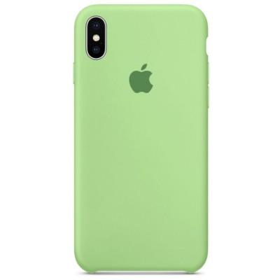 Чехол HC Silicone Case для Apple iPhone X/XS Mint Без бренда