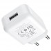 Сетевое зарядное устройство Hoco N2 Vigour single port charger (1USB, 2,1A) White
